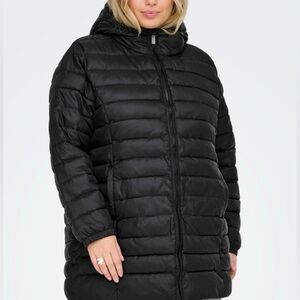 SEARS Packable Puffer Coat Black